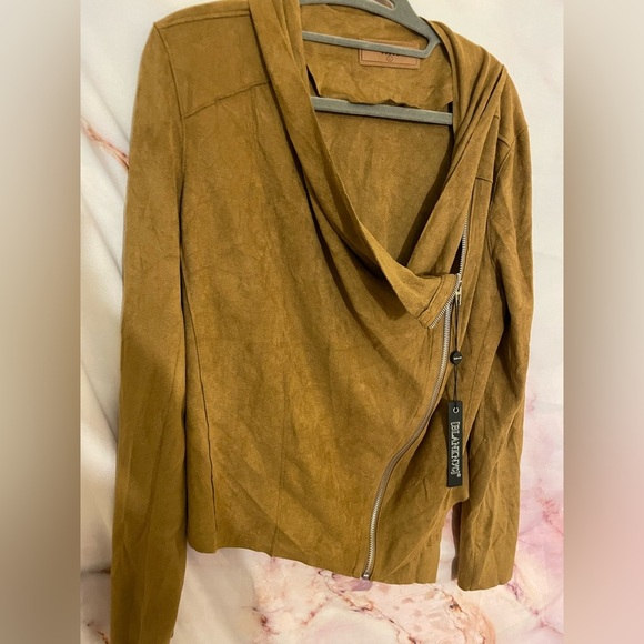 NWT Blank NYC Suede Lightweight Moto Jacket - Picture 1 of 5